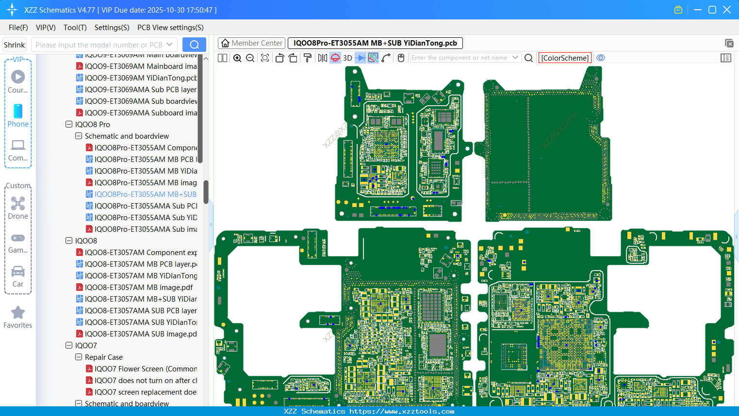 VIVO IQOO8Pro-ET3055AM MB+SUB bitmap